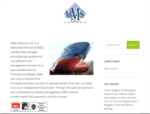 Tablet Screenshot of mmsshipman.com